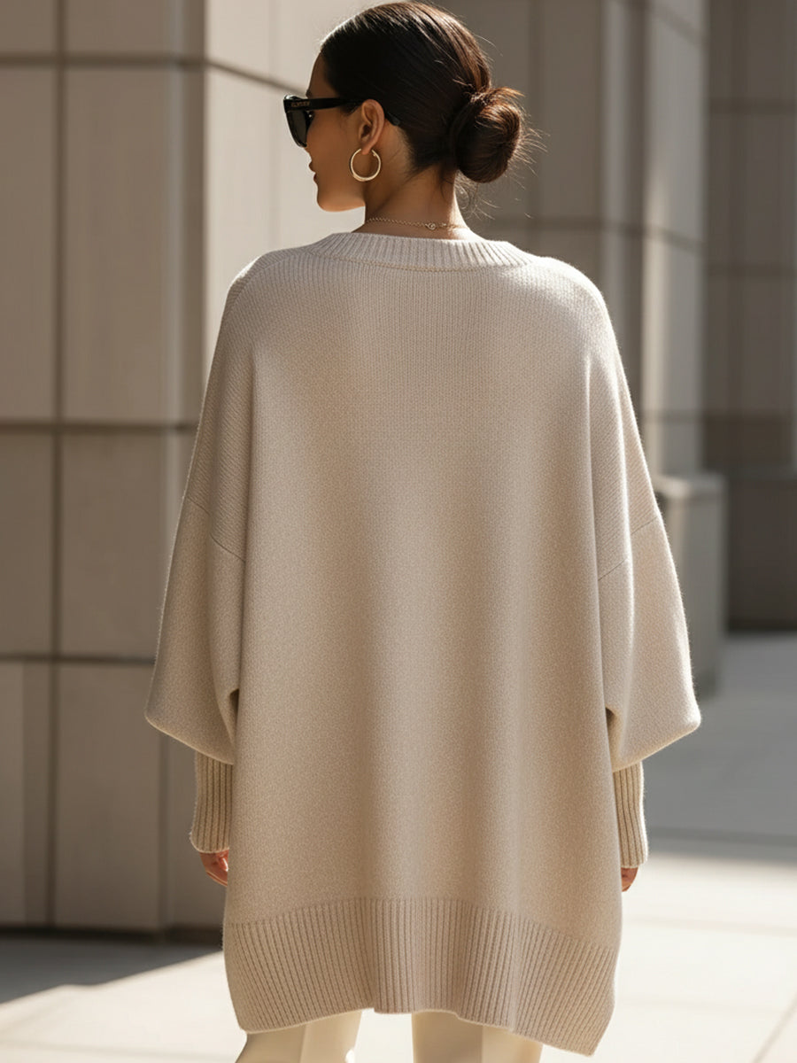 Sade - Oversized Poncho Sweater