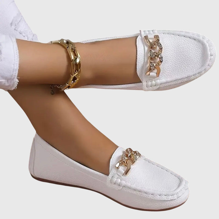 Arissa | Women’s Loafers with Chain Embellishment