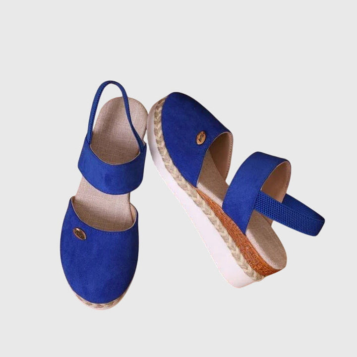 Livia | Women’s Closed-Toe Wedge Sandals for Comfortable Summer