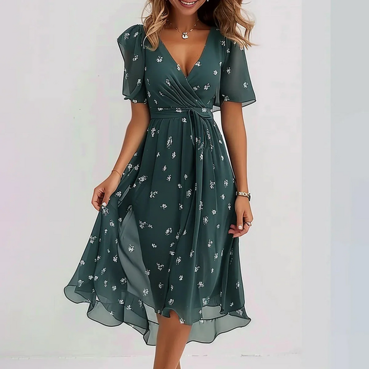 Connie | Women’s Summer Dress featuring a Wrap Front