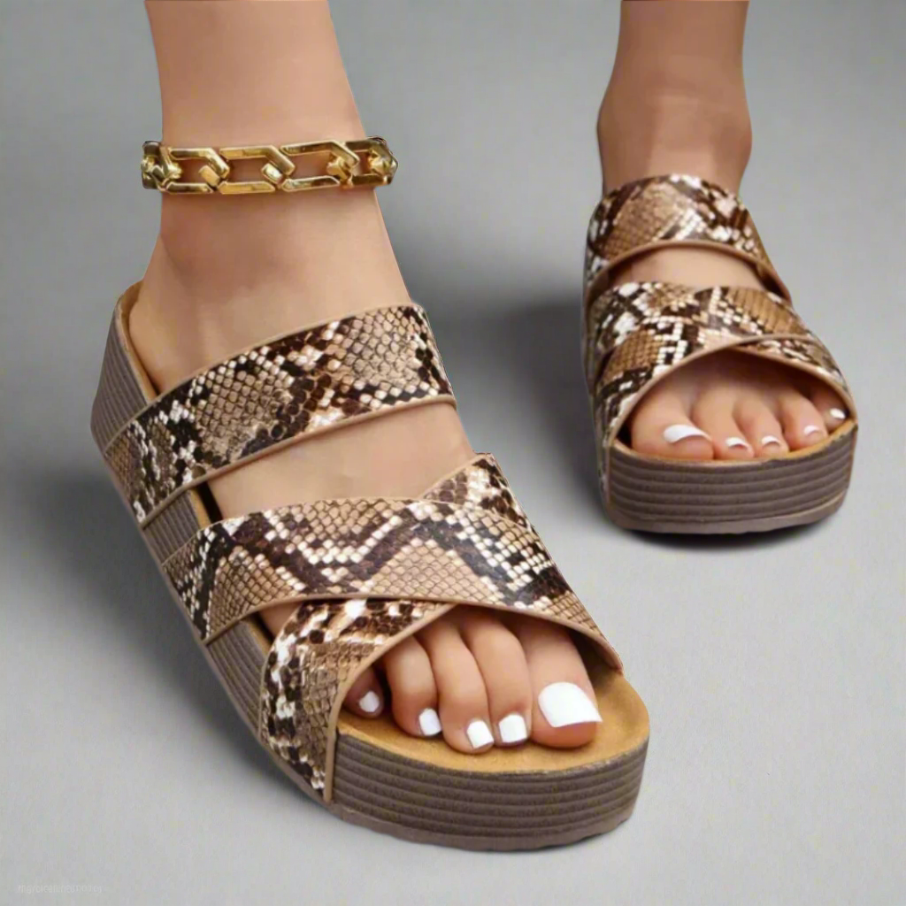 Talia | Women’s Platform Sandals featuring Braided Straps