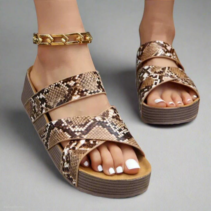 Talia | Women’s Platform Sandals featuring Braided Straps