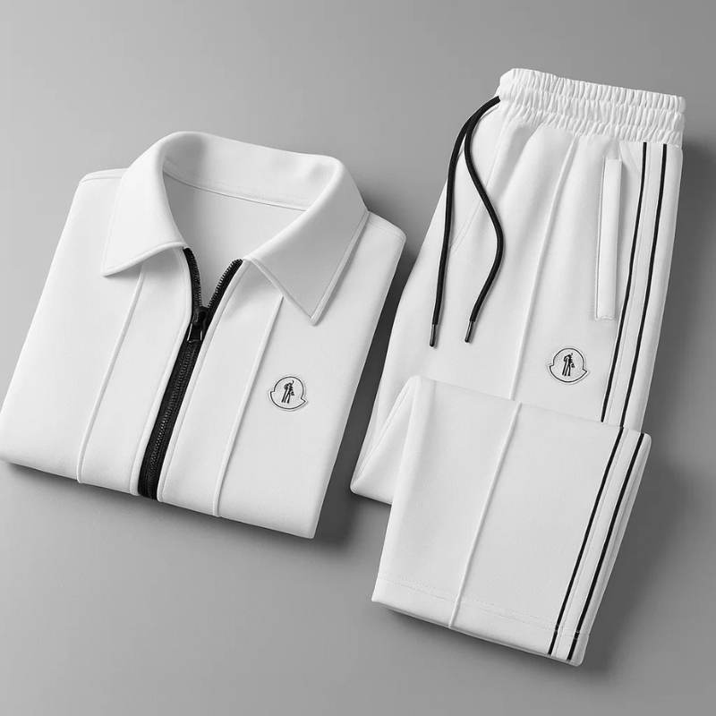 Rivaro | Men’s Tracksuit Set featuring Side Stripe Design