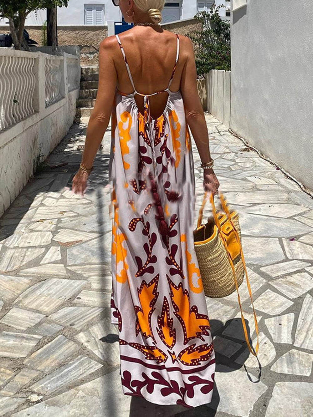 Etia - Printed Loose Cami Dress