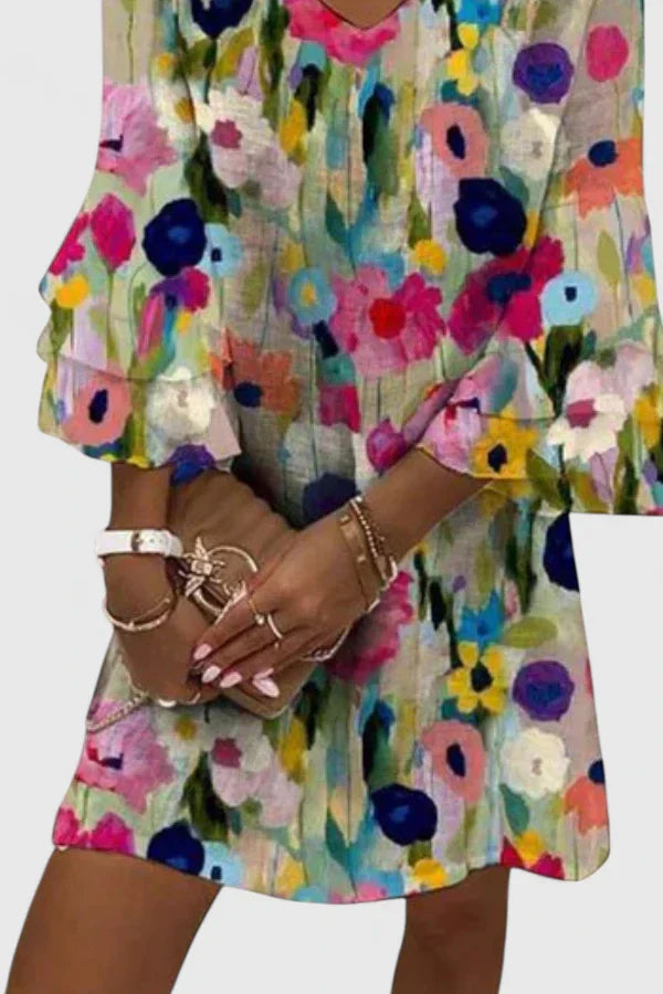 Rosalinda | Women’s Printed Mini Dress in a Relaxed Silhouette