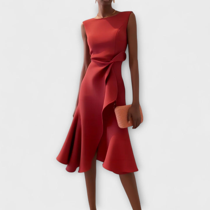 Vivienne | Women’s Midi Dress in a Sculpted Occasion Shape