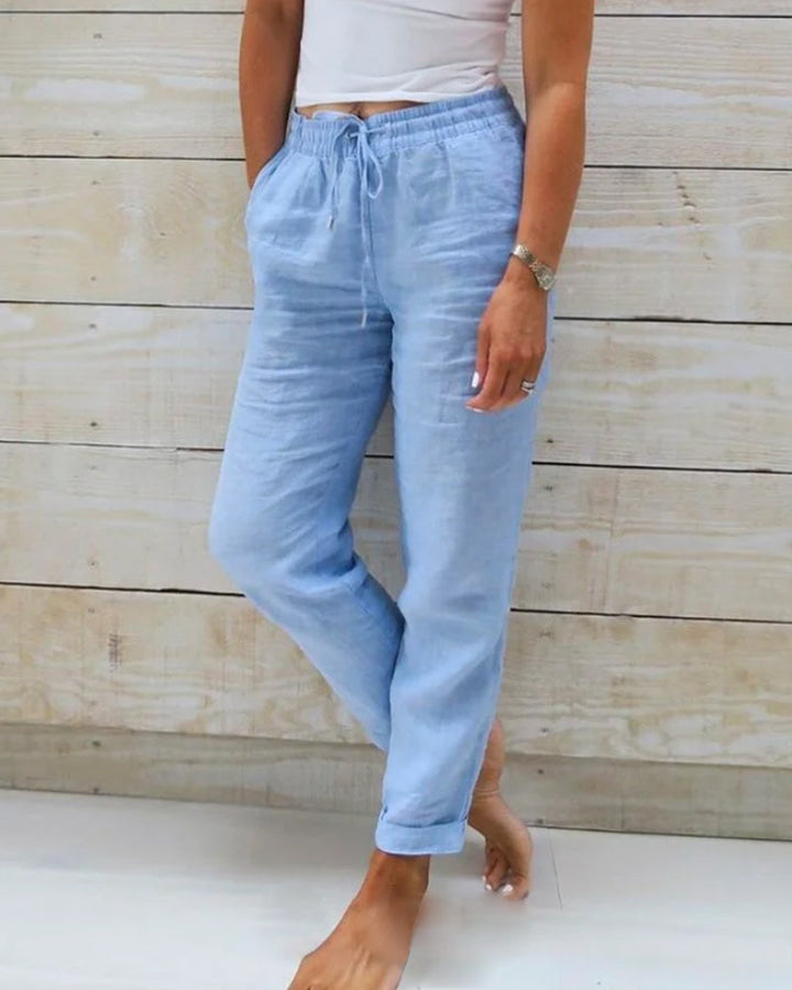 Firelle | Women’s Drawstring Trousers for Relaxed Everyday Attire