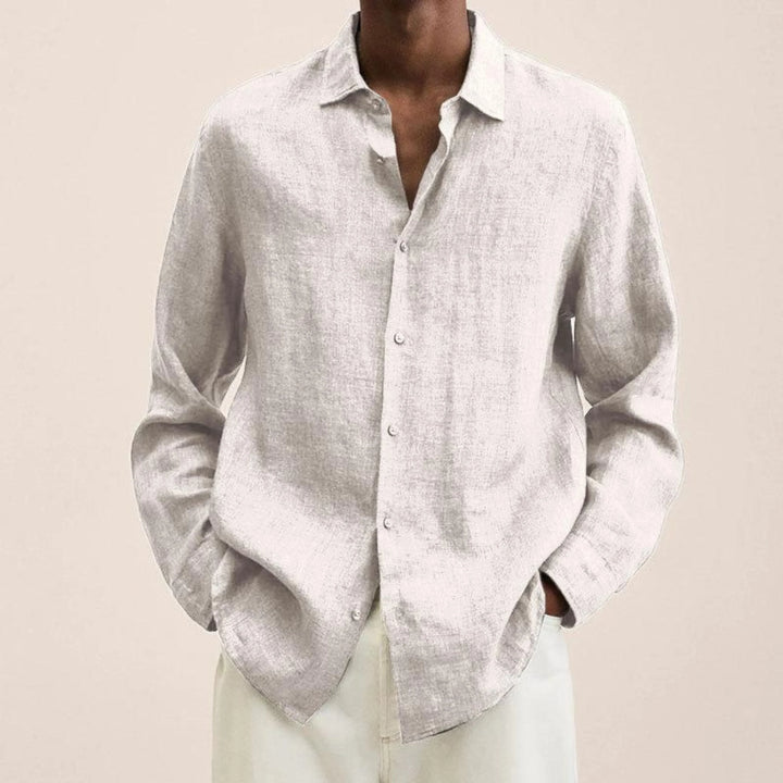 Marlowe | Men’s Long Sleeve Shirt in a Laid-Back Proportion