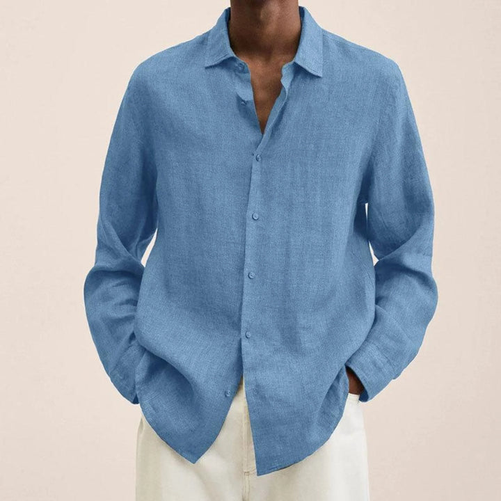 Marlowe | Men’s Long Sleeve Shirt in a Laid-Back Proportion