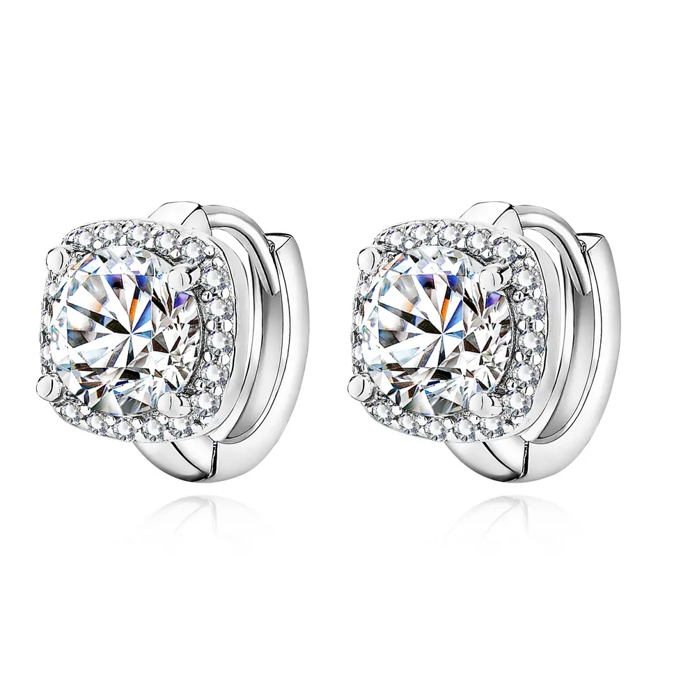 Nadine square earrings | 18k Gold