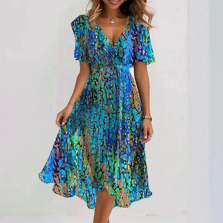 Connie | Women’s Summer Dress featuring a Wrap Front