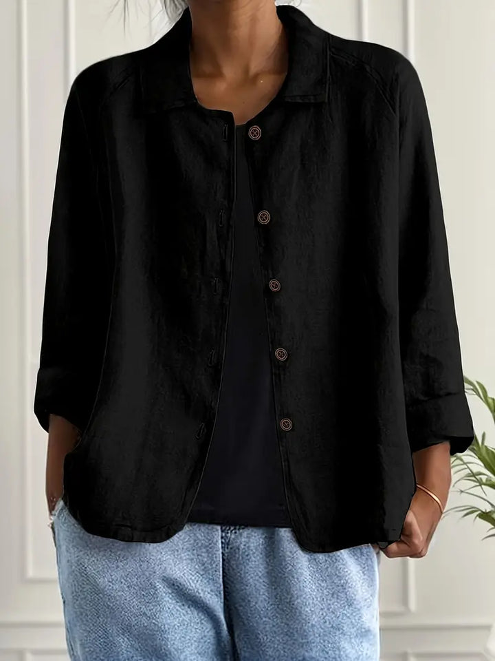 Miralyn | Women’s Button-Up Jacket featuring a Clean Collar with Front Buttons