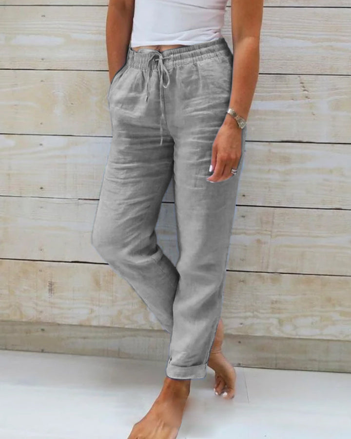 Firelle | Women’s Drawstring Trousers for Relaxed Everyday Attire