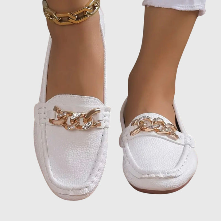 Arissa | Women’s Loafers with Chain Embellishment
