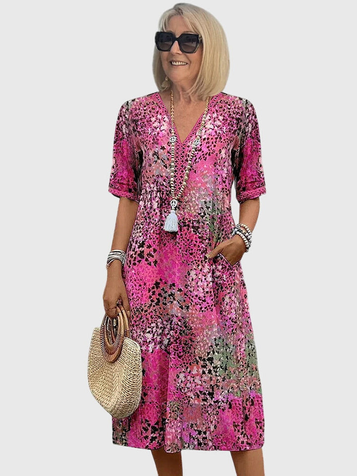 Tahlia | Women’s Printed Day Dress in an Easy Daily Attire