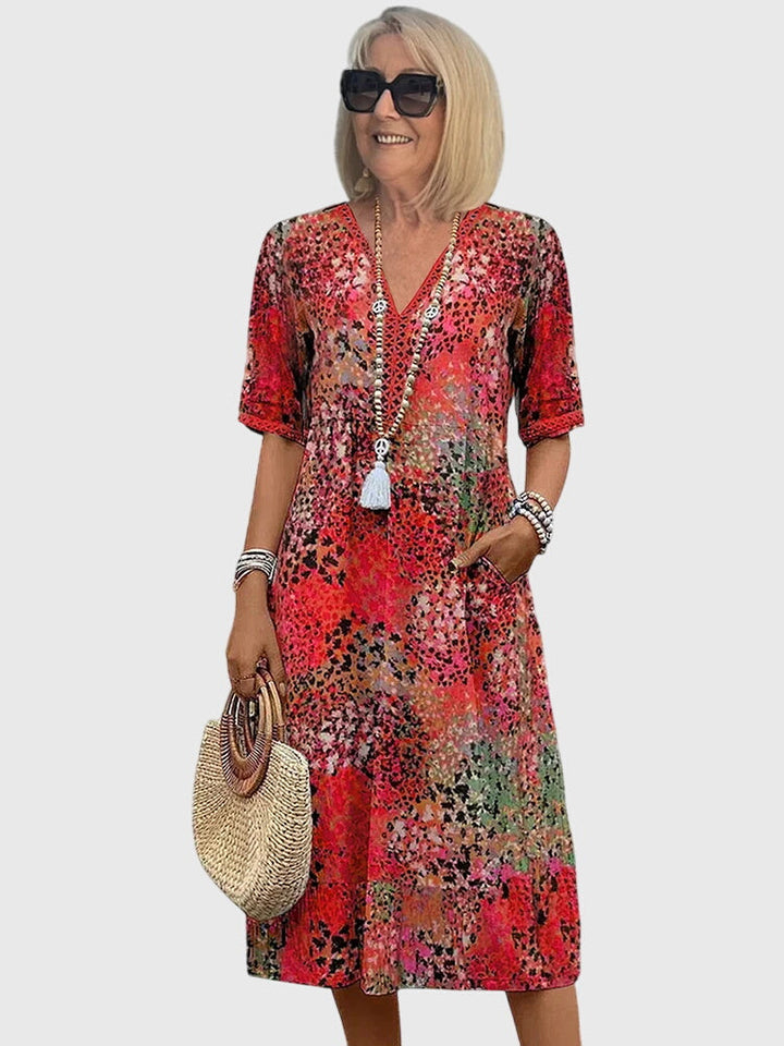 Tahlia | Women’s Printed Day Dress in an Easy Daily Attire