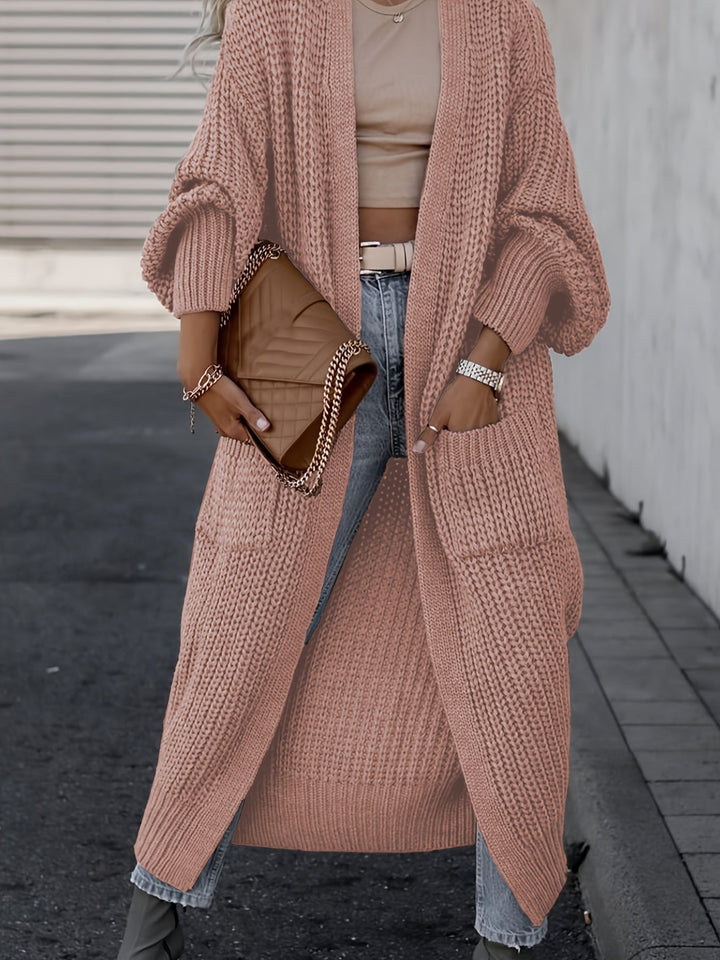 Layla™ - Elegant Deep V-Neck Long Sleeve Cardigan