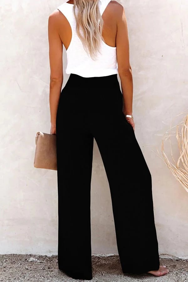 Riana™ - Relaxed High-Waist Trousers
