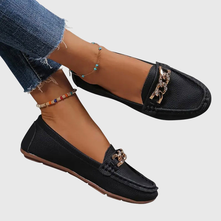 Arissa | Women’s Loafers with Chain Embellishment