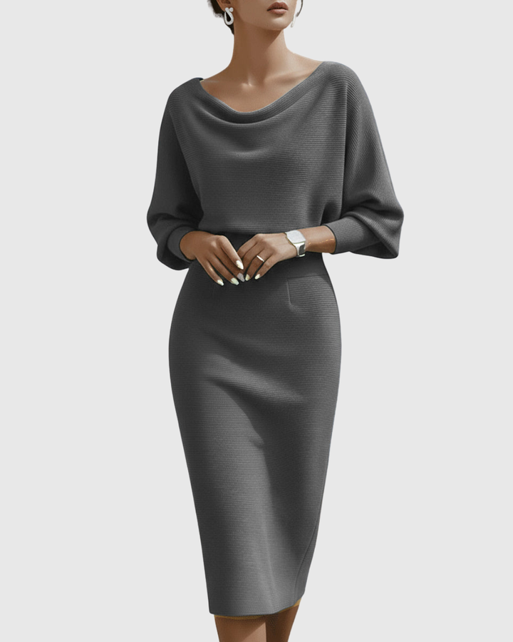 Margot | Women’s Midi Dress in a Refined Wardrobe Mood