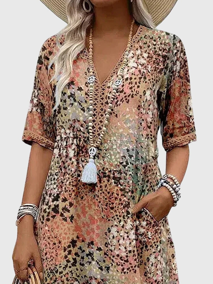 Tahlia | Women’s Printed Day Dress in an Easy Daily Attire