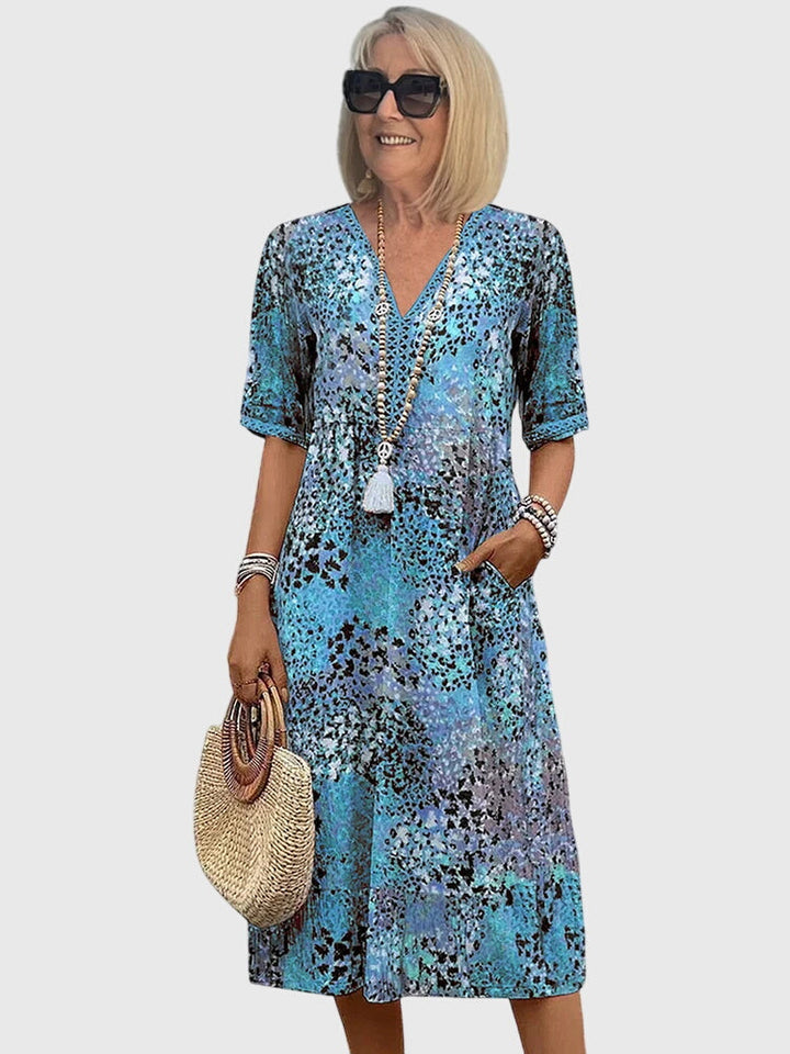 Tahlia | Women’s Printed Day Dress in an Easy Daily Attire