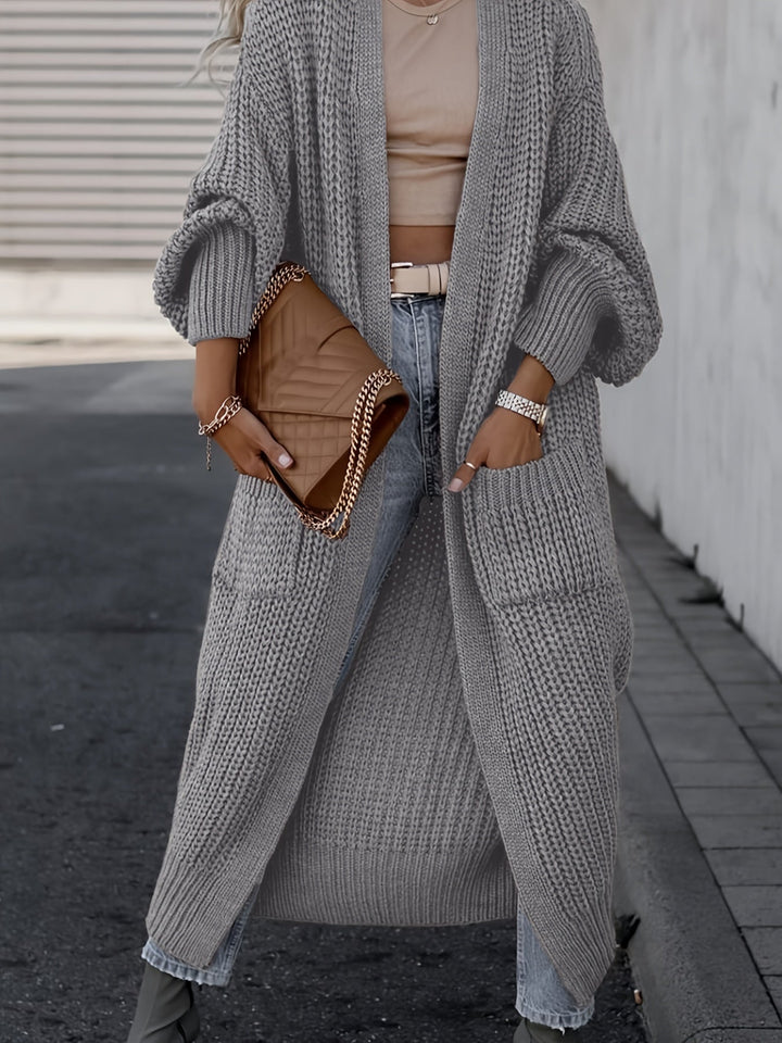 Layla™ - Elegant Deep V-Neck Long Sleeve Cardigan