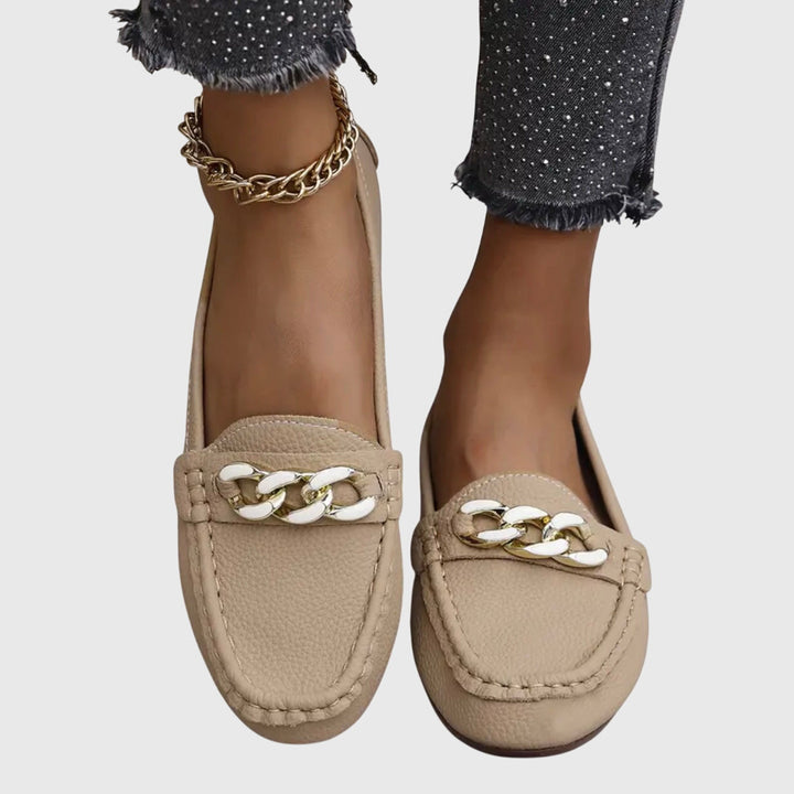 Arissa | Women’s Loafers with Chain Embellishment