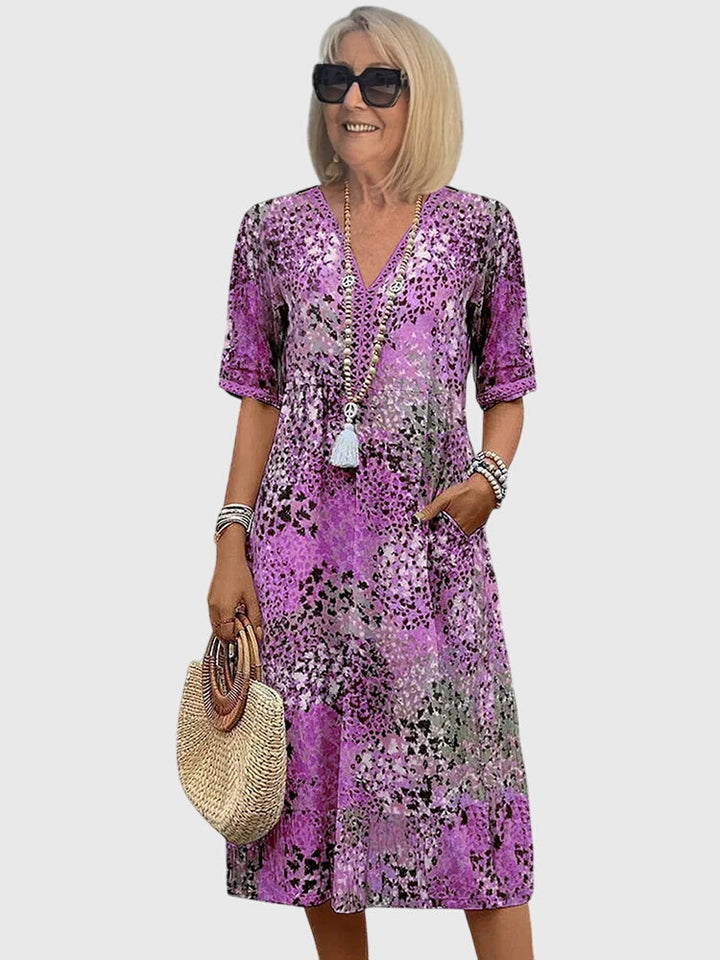 Tahlia | Women’s Printed Day Dress in an Easy Daily Attire