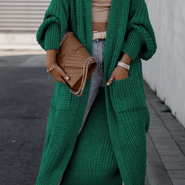 Layla™ - Elegant Deep V-Neck Long Sleeve Cardigan