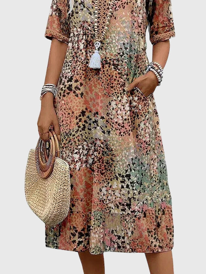 Tahlia | Women’s Printed Day Dress in an Easy Daily Attire