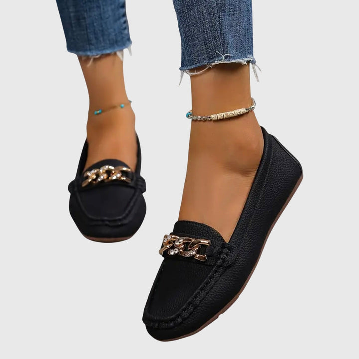 Arissa | Women’s Loafers with Chain Embellishment