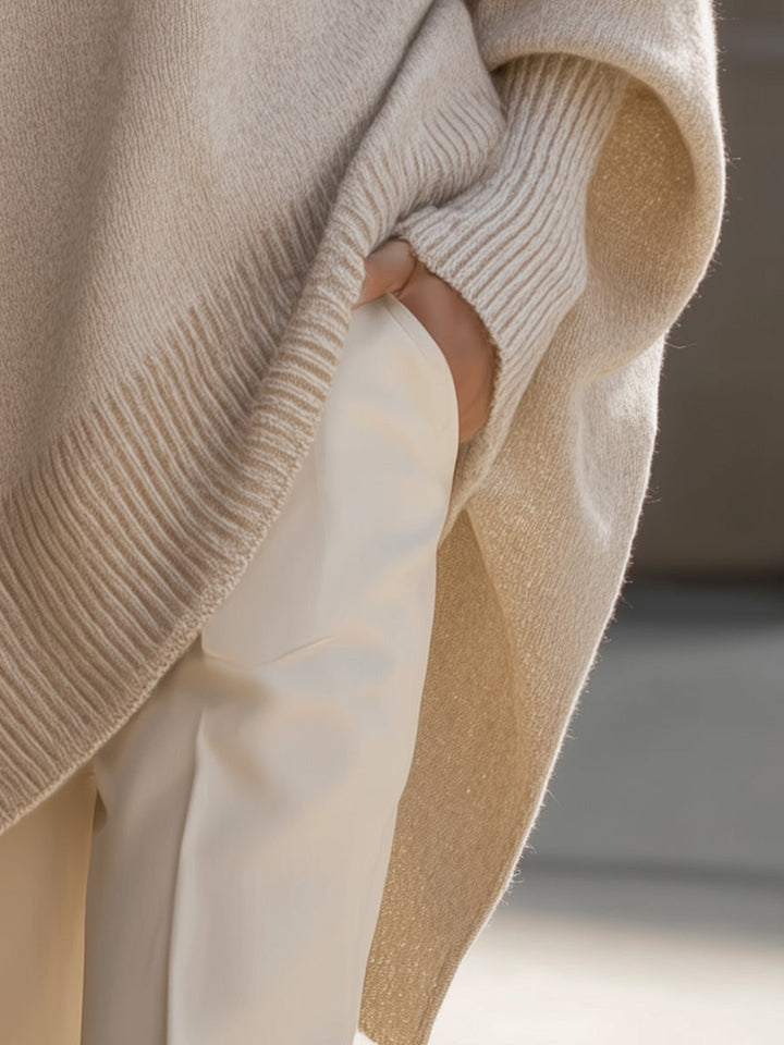Sade - Oversized Poncho Sweater