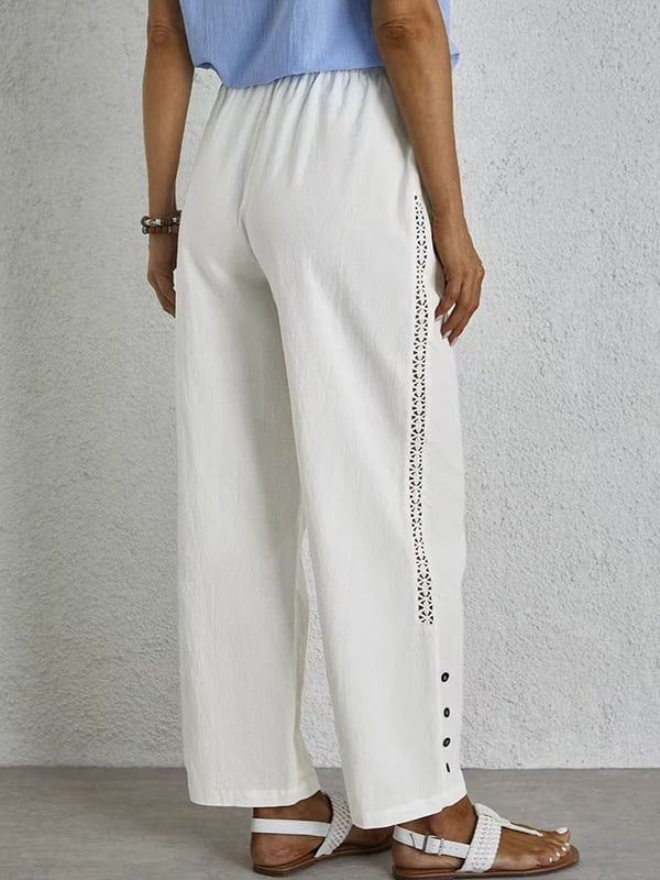 Celena™ - Effortless Buttoned Trousers