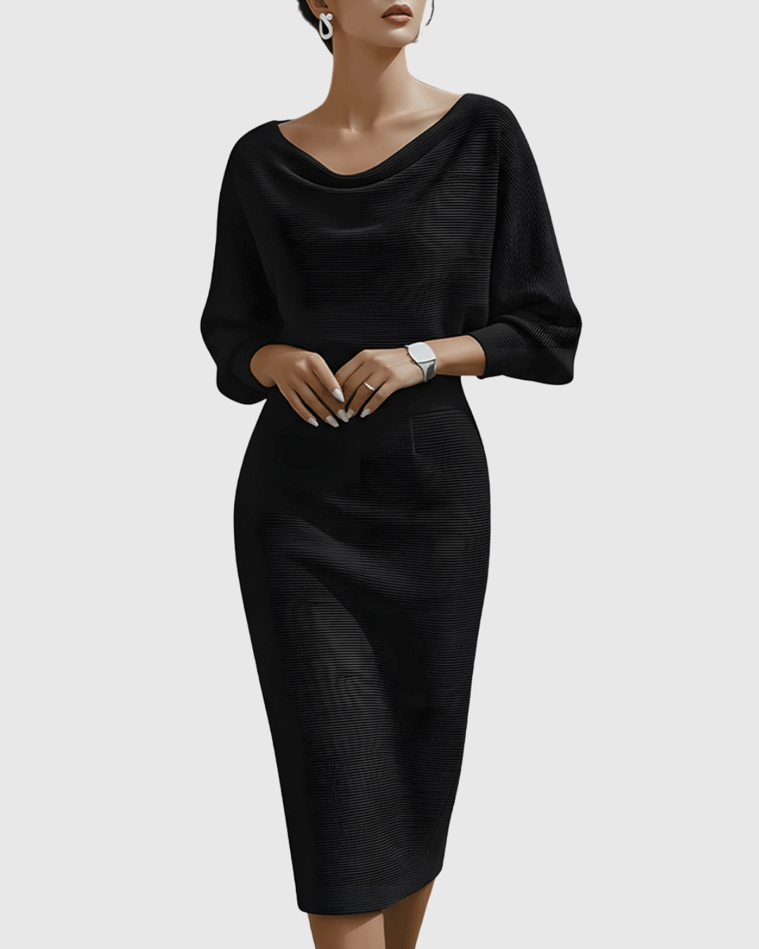 Margot | Women’s Midi Dress in a Refined Wardrobe Mood