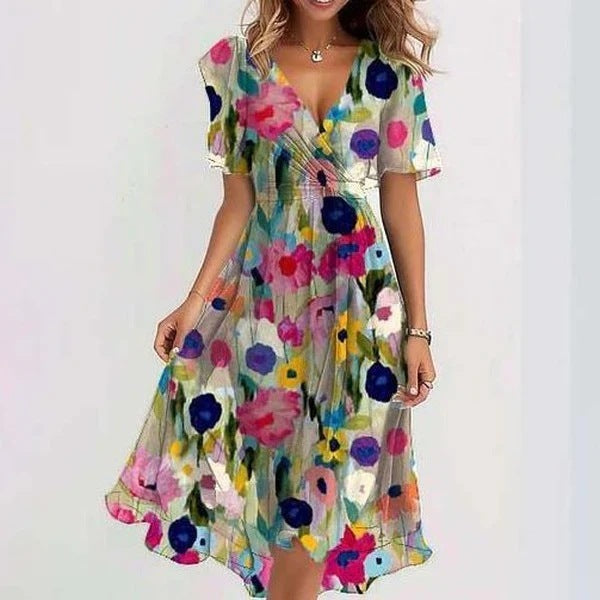 Connie | Women’s Summer Dress featuring a Wrap Front