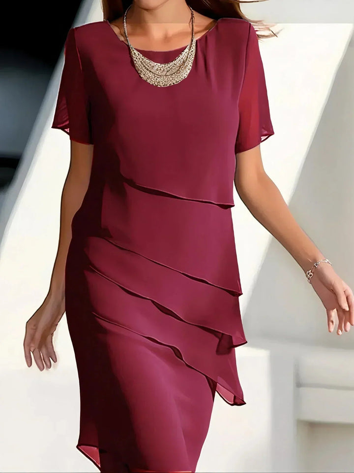 Fayelle | Women’s Layered Dress for Graceful Formal Reception