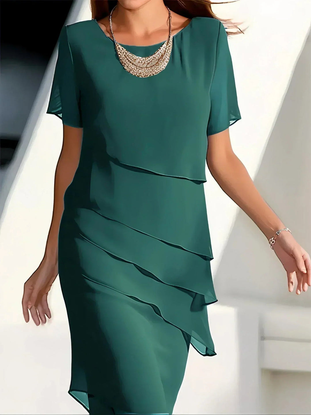 Fayelle | Women’s Layered Dress for Graceful Formal Reception