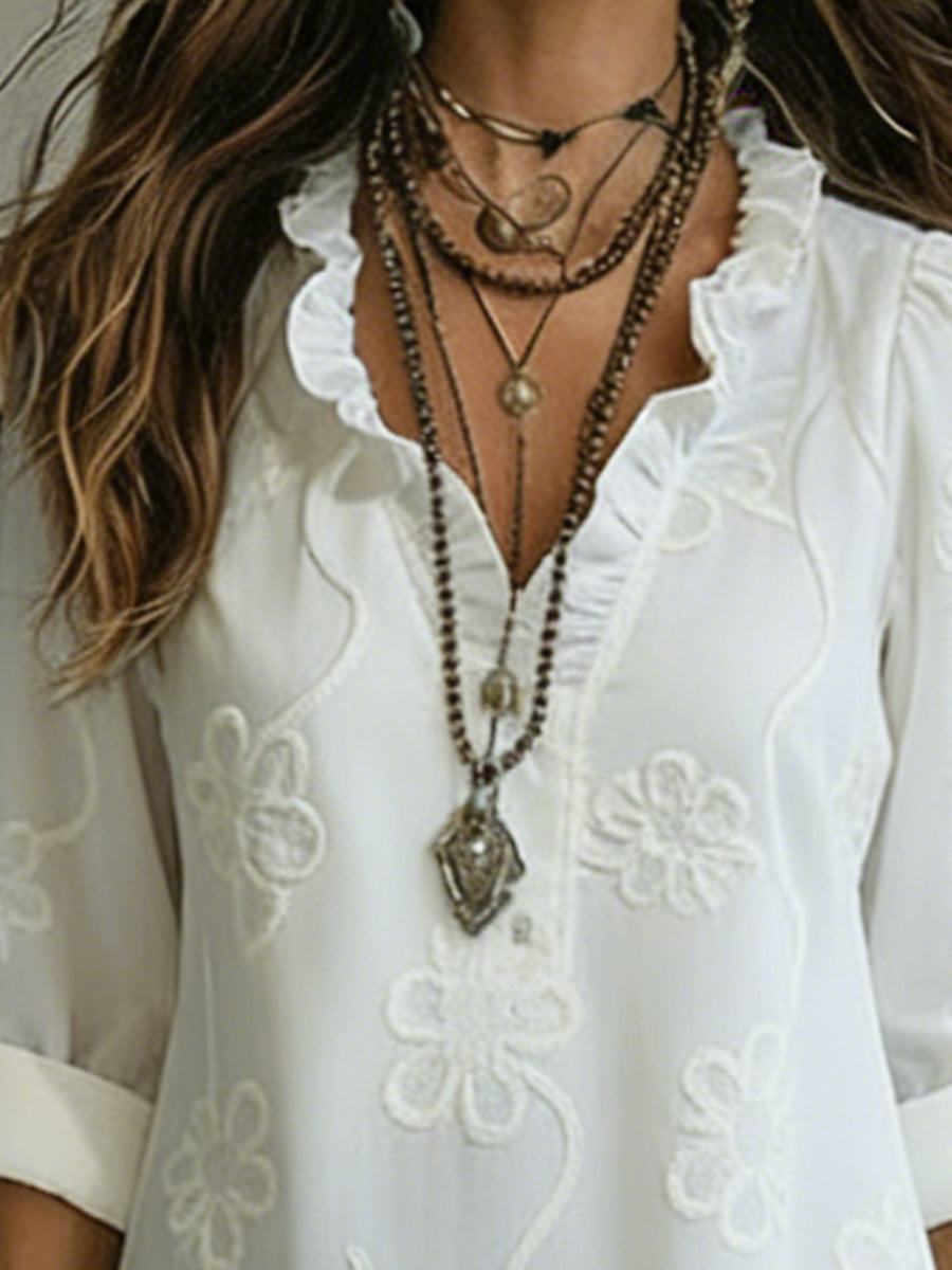 Urabelle | Women’s Maxi Dress in an Softly Widened Hem