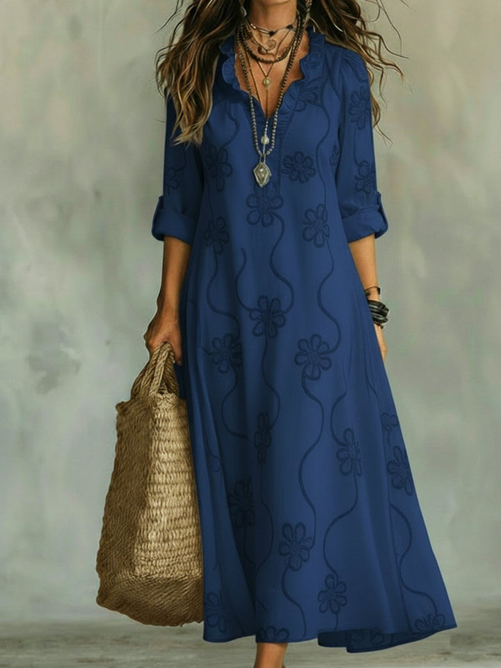 Urabelle | Women’s Maxi Dress in an Softly Widened Hem