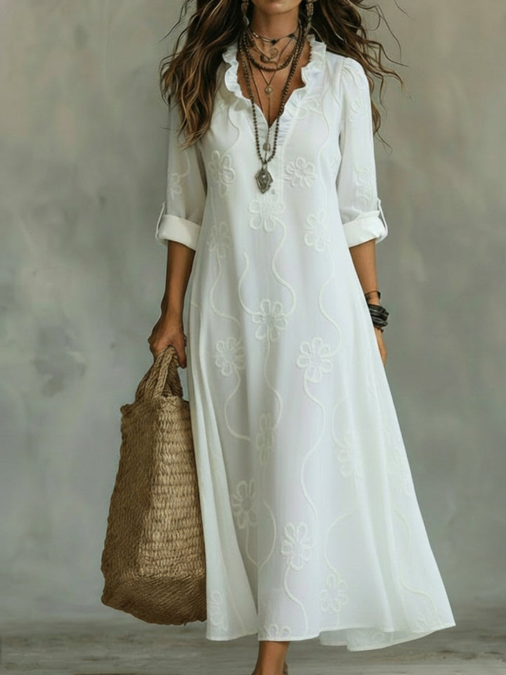 Urabelle | Women’s Maxi Dress in an Softly Widened Hem