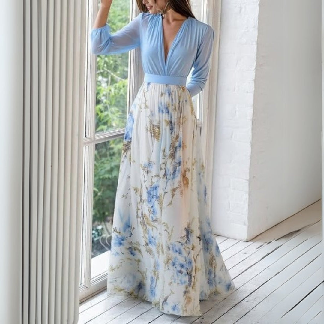Halia | Women’s Floral Maxi Dress designed for Occasion Dressing