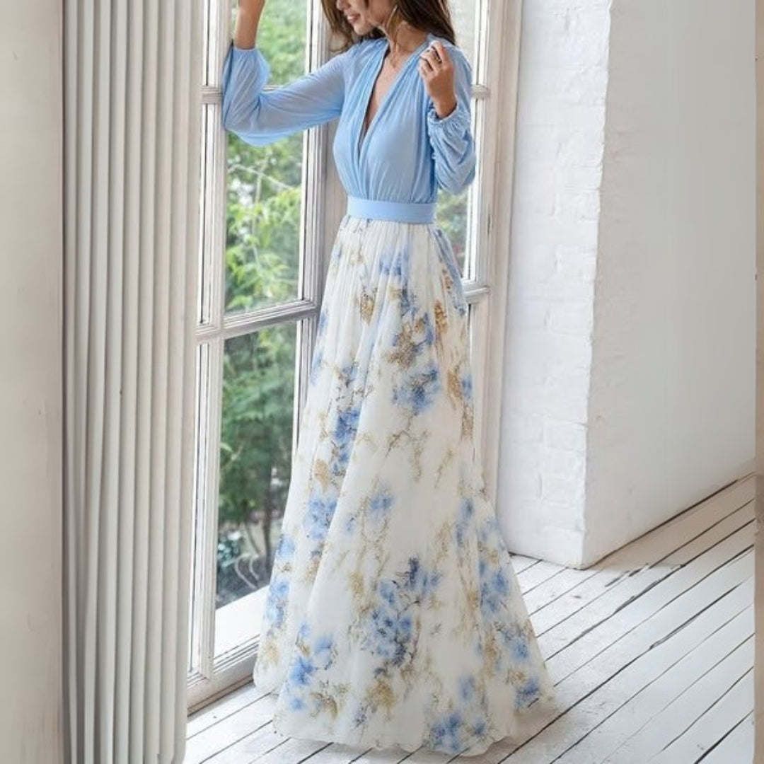Halia | Women’s Floral Maxi Dress designed for Occasion Dressing