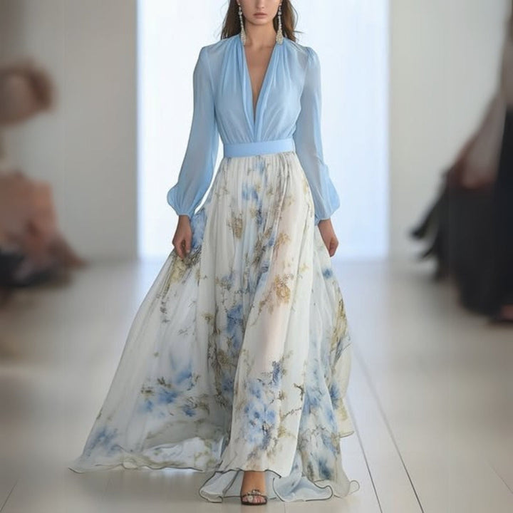 Halia | Women’s Floral Maxi Dress designed for Occasion Dressing