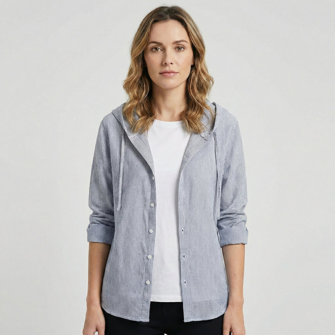 Almira | Women’s Hooded Shirt for Casual Layering