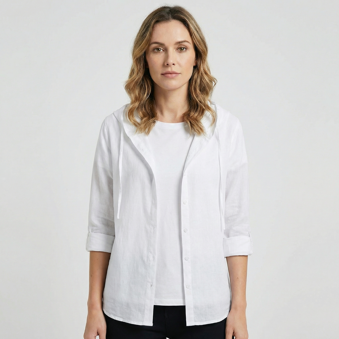 Almira | Women’s Hooded Shirt for Casual Layering