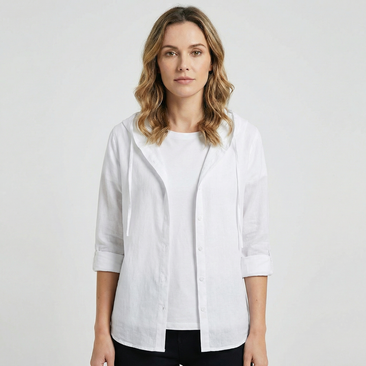 Almira | Women’s Hooded Shirt for Casual Layering