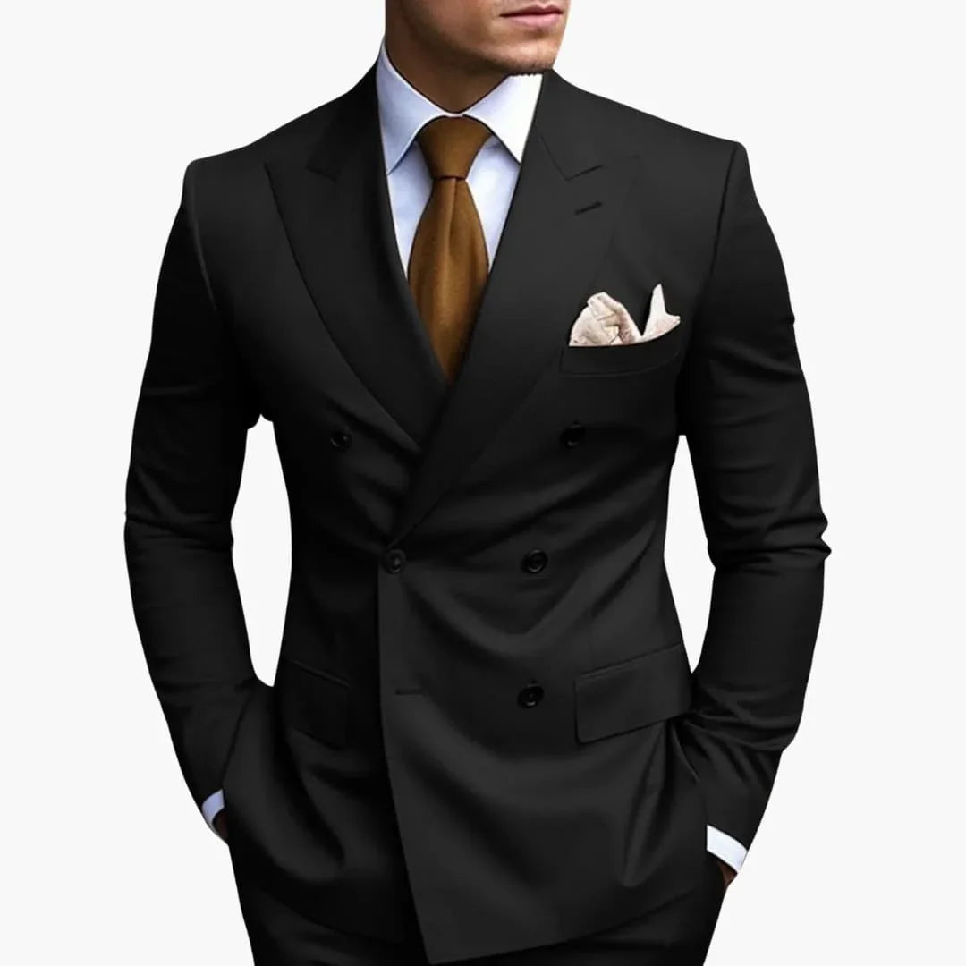 Evander | Men’s Double-Breasted Suit for Formal Events