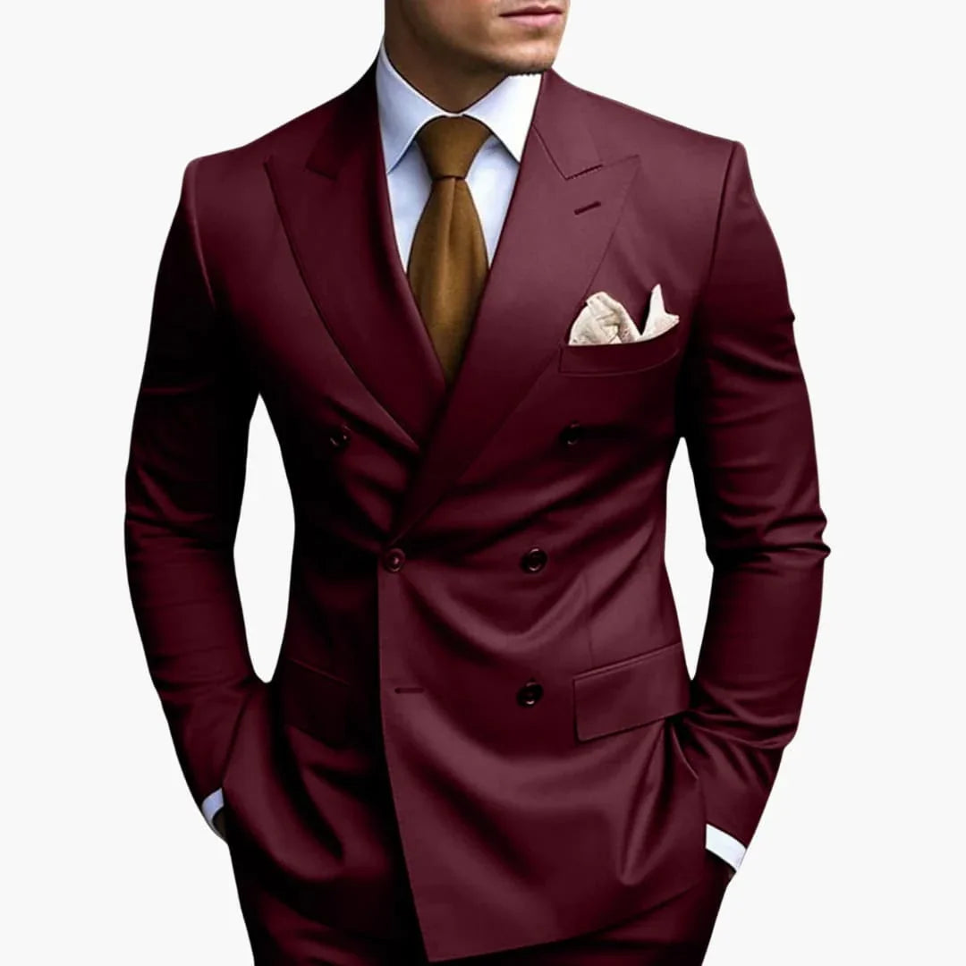 Evander | Men’s Double-Breasted Suit for Formal Events