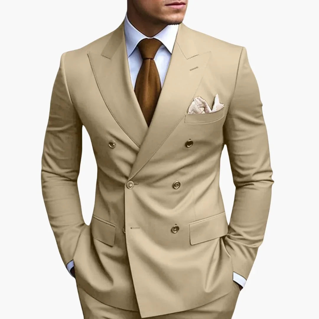 Evander | Men’s Double-Breasted Suit for Formal Events